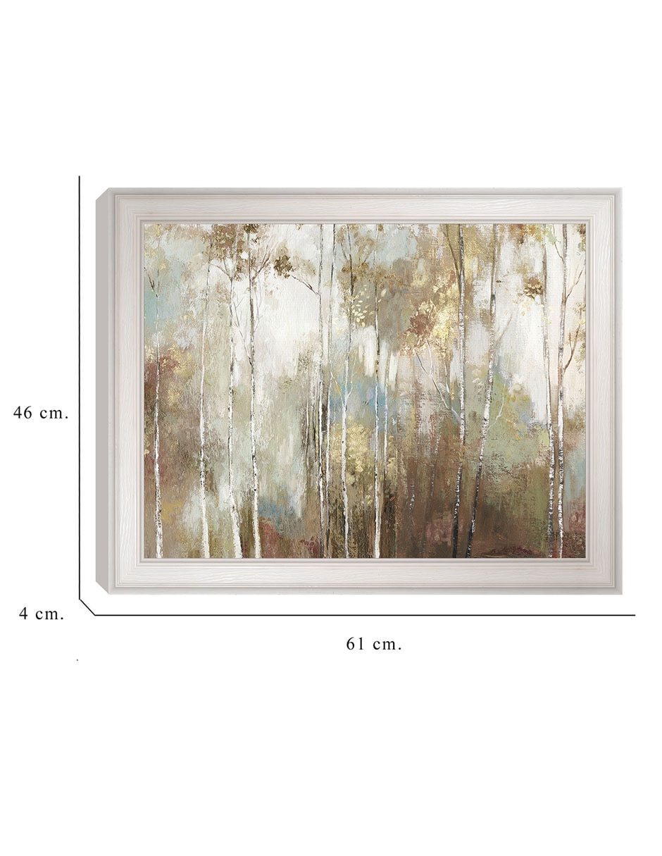Cuadro decorativo Abedul fino III de Allison Pearce técnica mixta 2