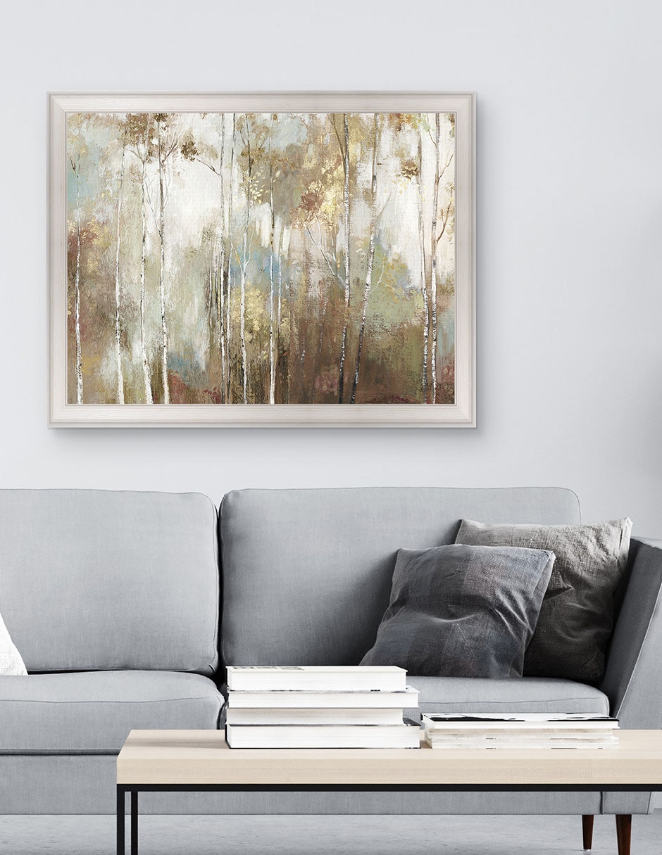 Cuadro decorativo Abedul fino III de Allison Pearce técnica mixta 2