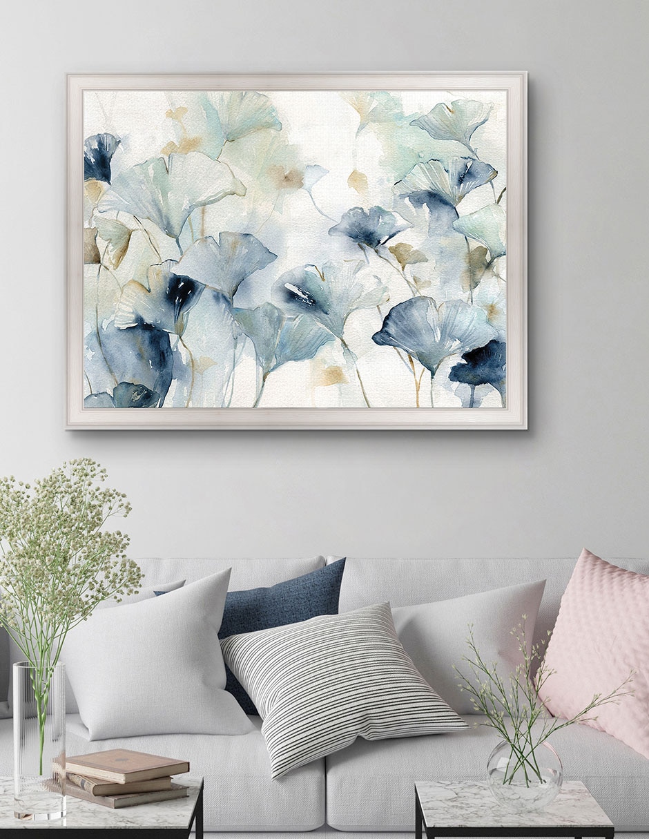 Cuadro decorativo Ginkgo en esplendor de Carol Robinson técnica mixta 3