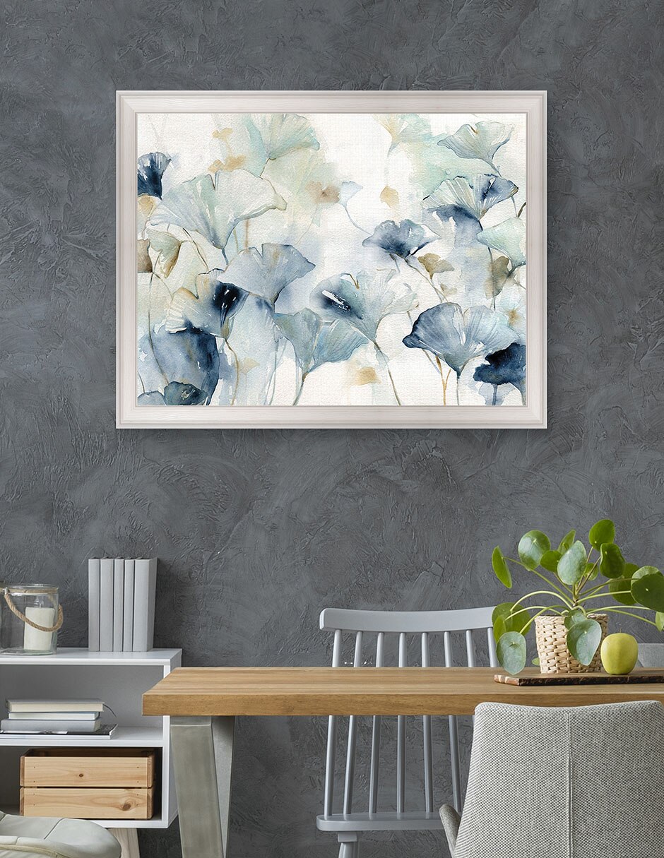 Cuadro decorativo Ginkgo en esplendor de Carol Robinson técnica mixta 4