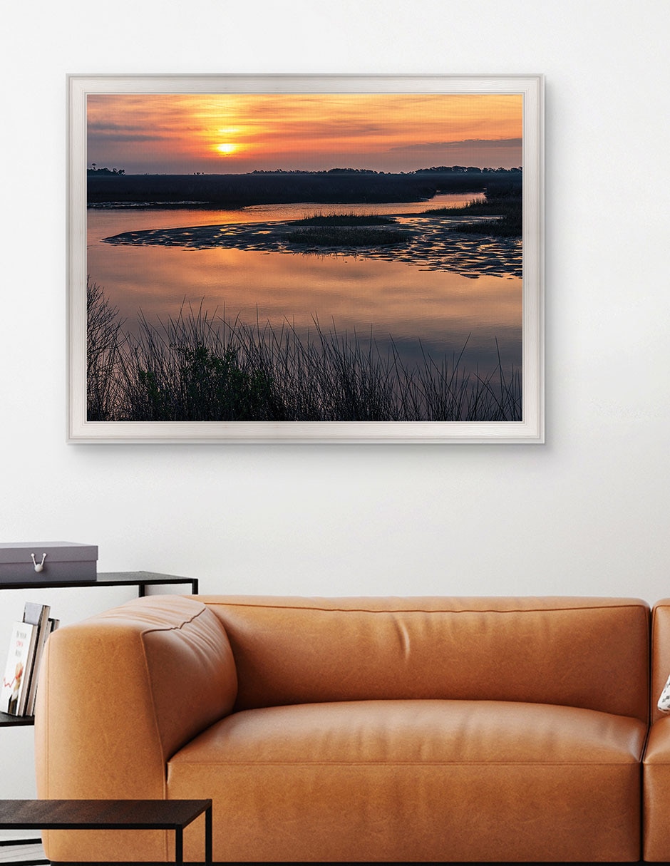 Cuadro decorativo Amanecer en Big Bend Florida de Andy Crawford técnica mixta 4