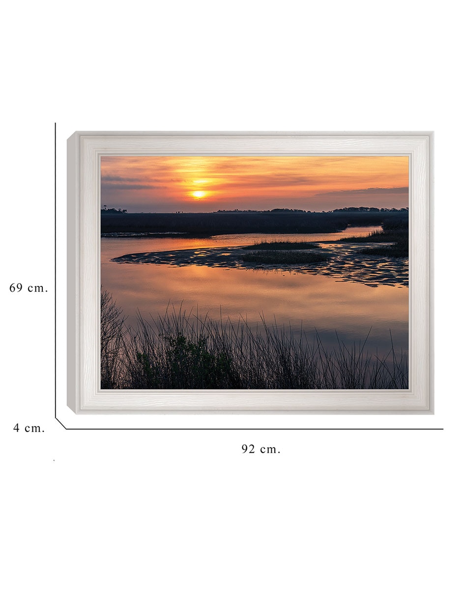 Cuadro decorativo Amanecer en Big Bend Florida de Andy Crawford técnica mixta 2