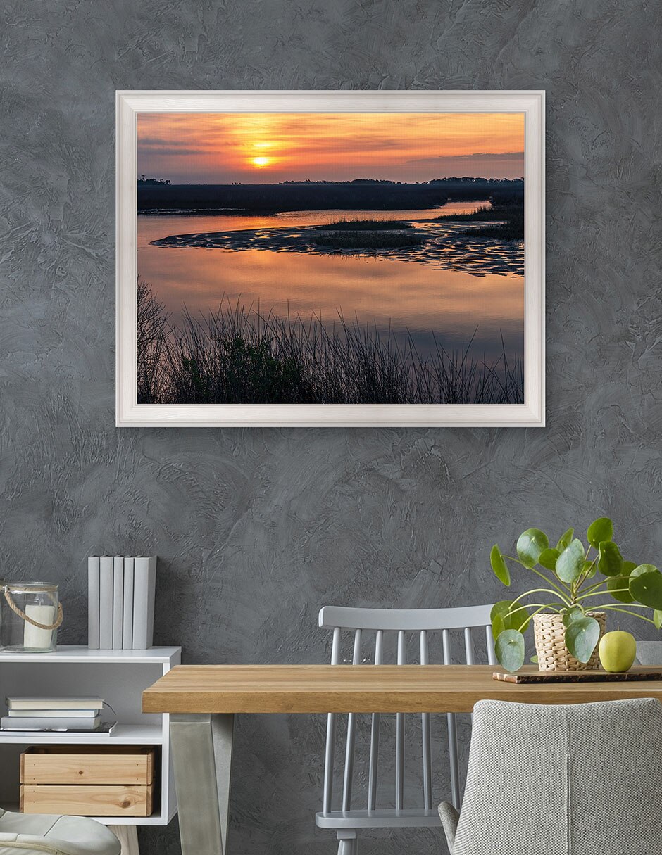 Cuadro decorativo Amanecer en Big Bend Florida de Andy Crawford técnica mixta 5