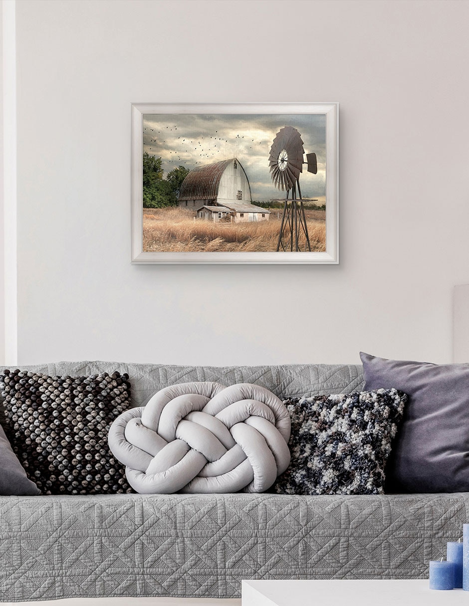 Cuadro decorativo Granja de la bahía Henderson de Lori Deiter técnica mixta 2