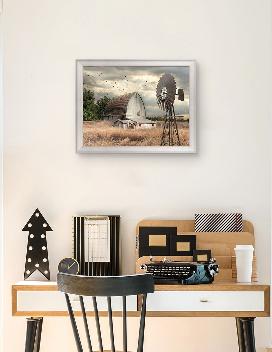 Cuadro decorativo Granja de la bahía Henderson de Lori Deiter técnica mixta 4