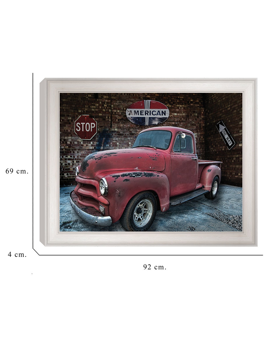 Cuadro decorativo Camioneta Chevrolet 1954 de Lori Hutchison técnica mixta 2