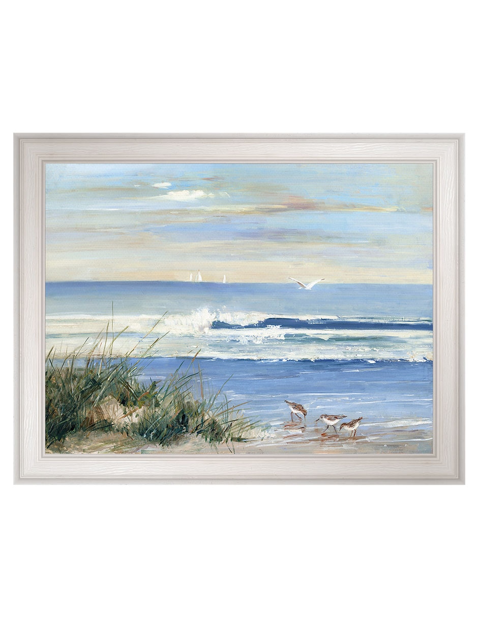 Cuadro decorativo Recolectores de playa de Sally Swatland técnica mixta