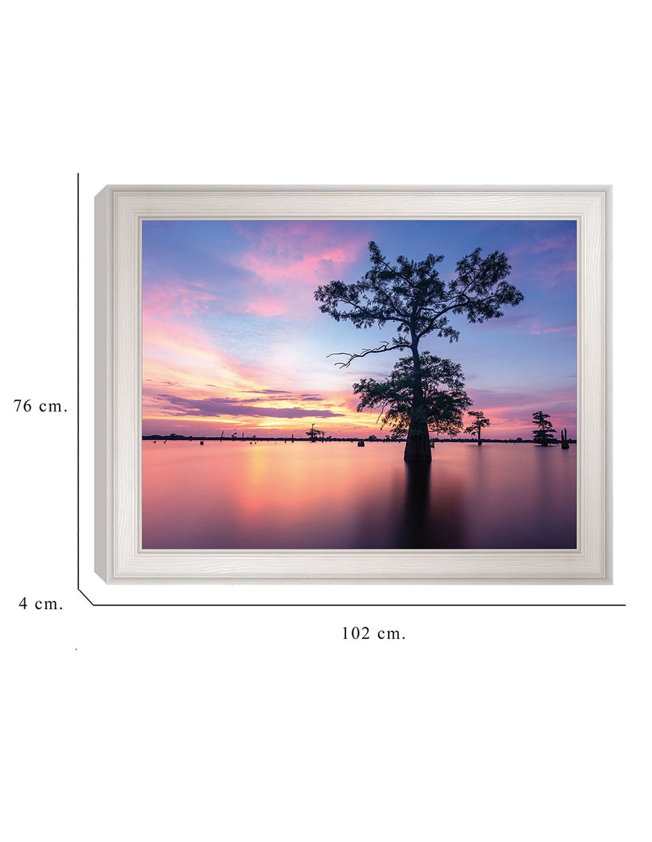 Cuadro decorativo Atardecer del solsticio de verano de Andy Crawford técnica mixta 6