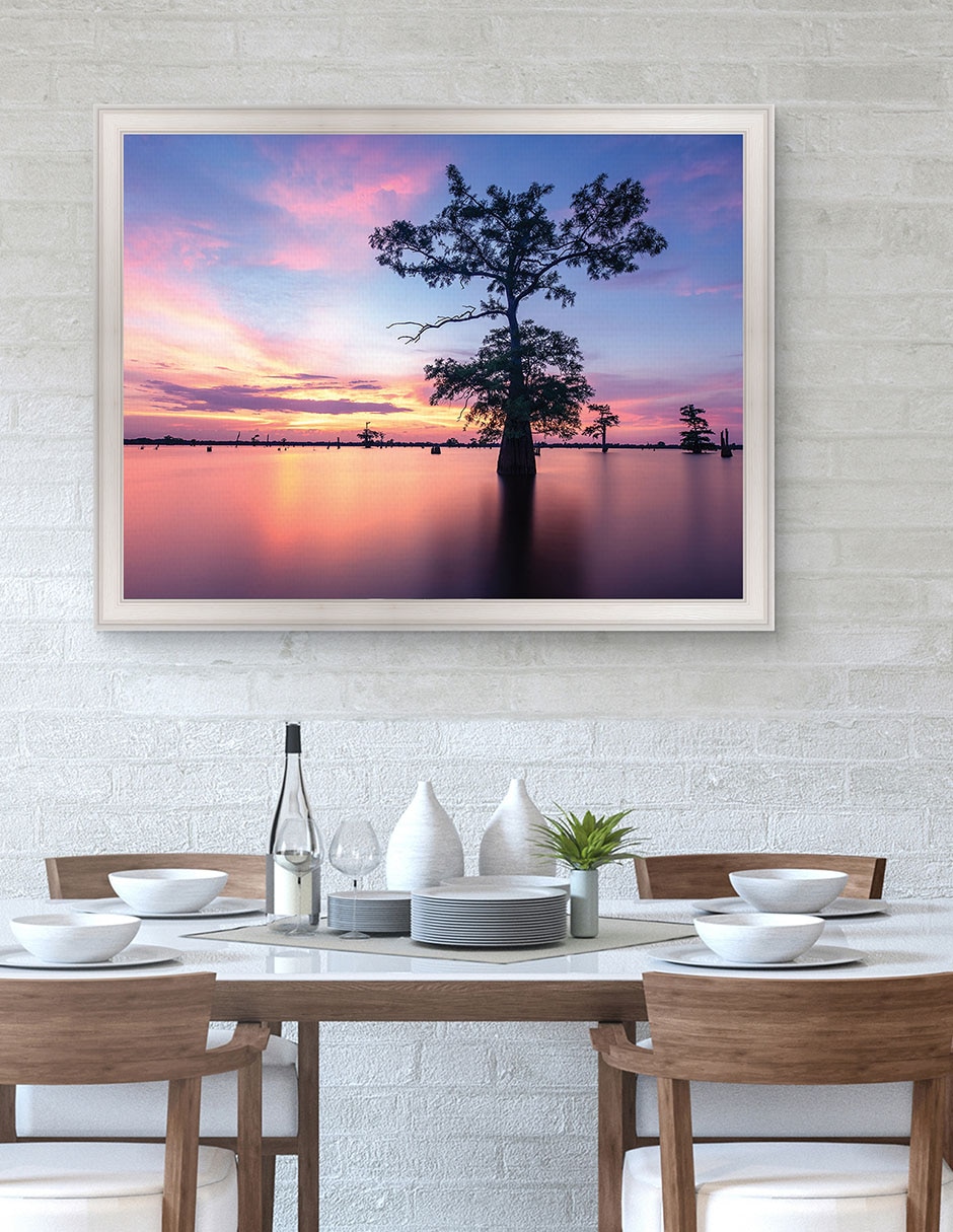Cuadro decorativo Atardecer del solsticio de verano de Andy Crawford técnica mixta 3