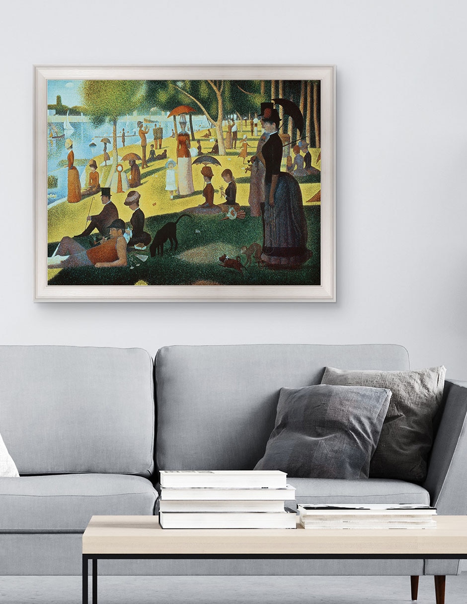 Cuadro decorativo Seurat – Tarde de domingo en la isla de Portfolio Arts Group técnica mixta 2