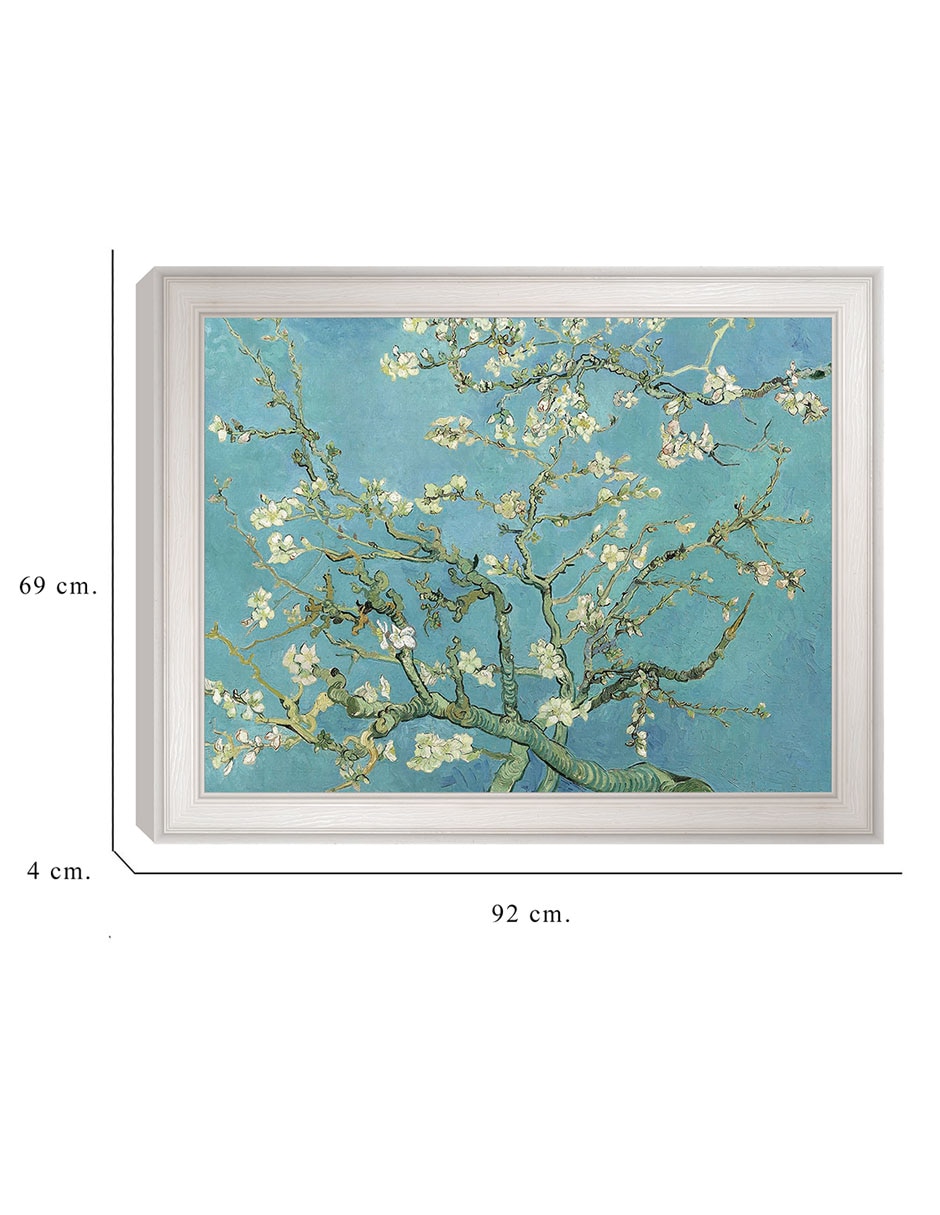 Cuadro decorativo Almendros en flor, 1890 de Vincent Van Gogh técnica mixta 2