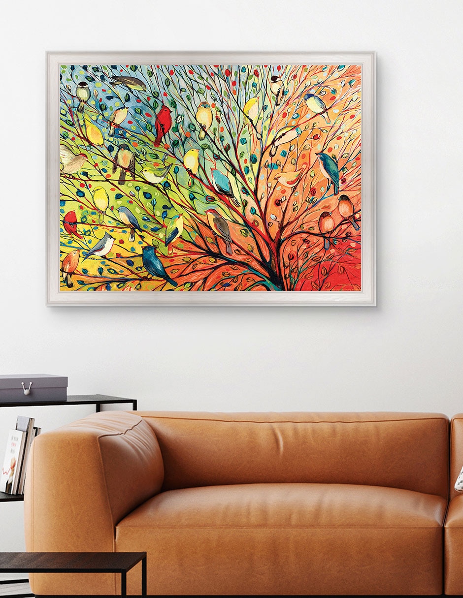Cuadro decorativo 27 aves de Jennifer Lommers técnica mixta 5