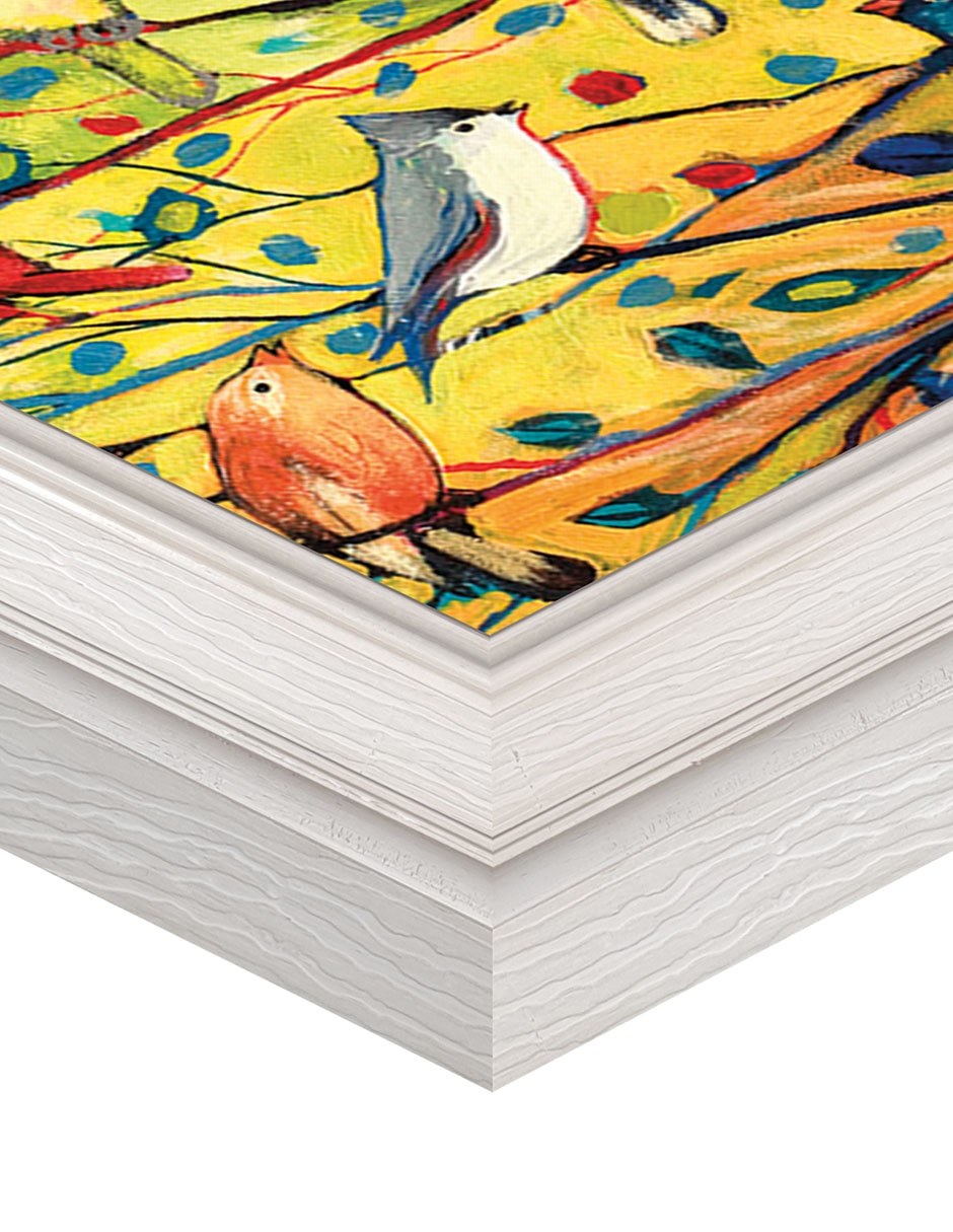 Cuadro decorativo 27 aves de Jennifer Lommers técnica mixta 5