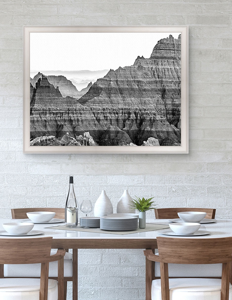 Cuadro decorativo Capas de tierras áridas de Andy Crawford técnica mixta 3