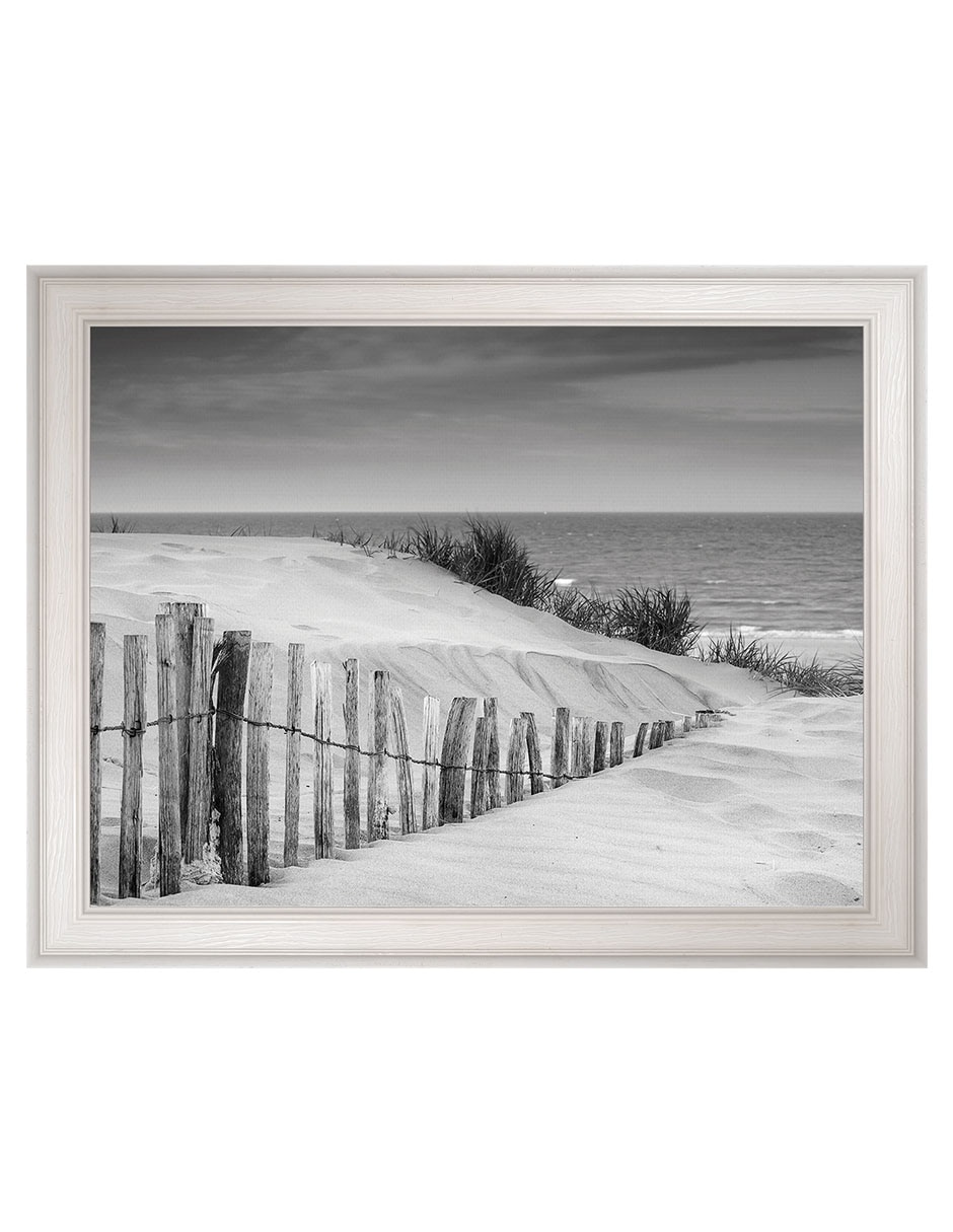 Cuadro decorativo Dunas en blanco y negro suave de DP Gallery técnica mixta