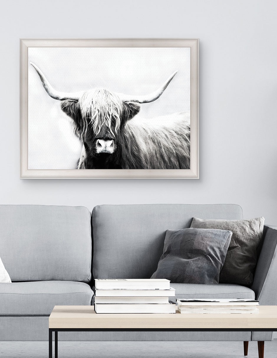 Cuadro decorativo Longhorn de las tierras altas de Danita Delimont técnica mixta 2
