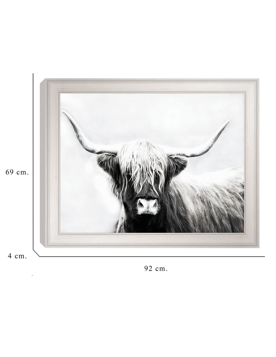 Cuadro decorativo Longhorn de las tierras altas de Danita Delimont técnica mixta 6