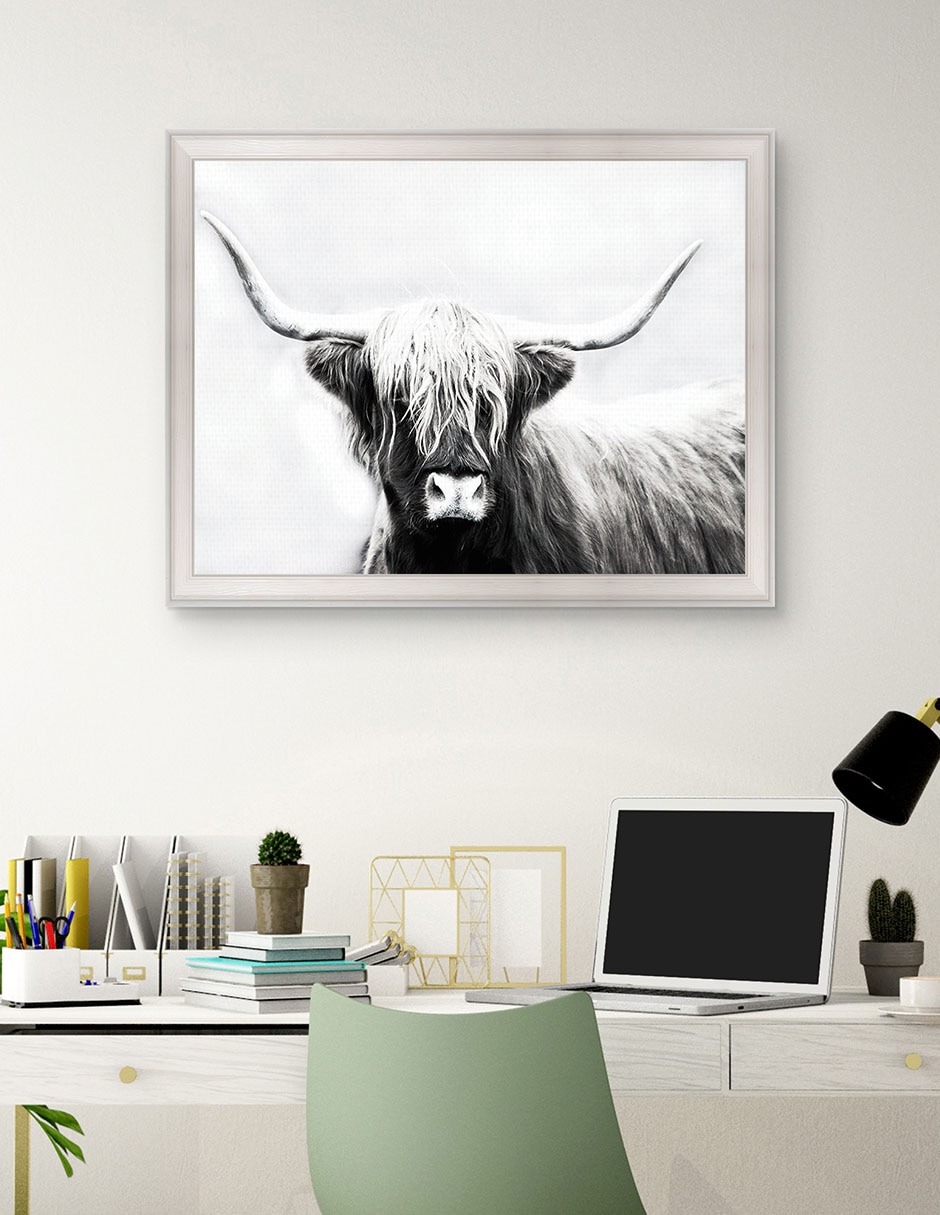 Cuadro decorativo Longhorn de las tierras altas de Danita Delimont técnica mixta 3