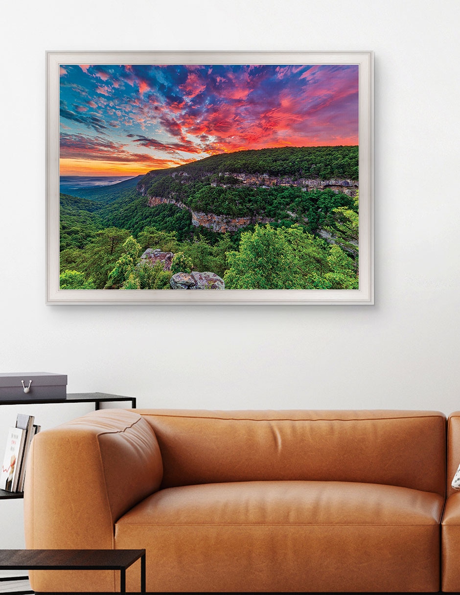 Cuadro decorativo Amanecer en Cloudland Canyon de Andy Crawford técnica mixta 5