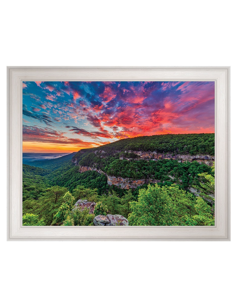 Cuadro decorativo Amanecer en Cloudland Canyon de Andy Crawford técnica mixta Cuadro decorativo Amanecer en Cloudland Canyon de Andy Crawford técnica mixta