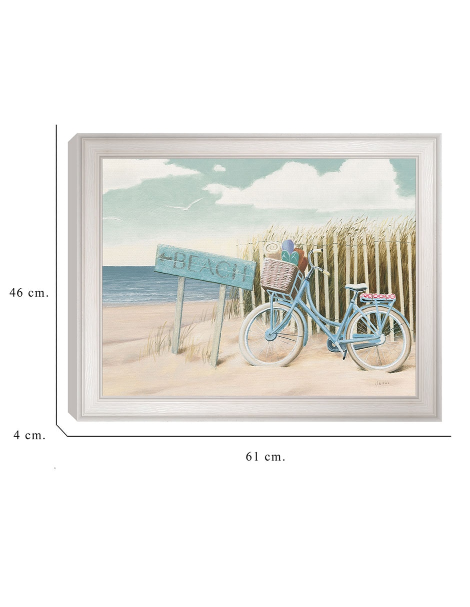 Cuadro decorativo Bicicleta playera II (recorte) de James Wiens técnica mixta 2