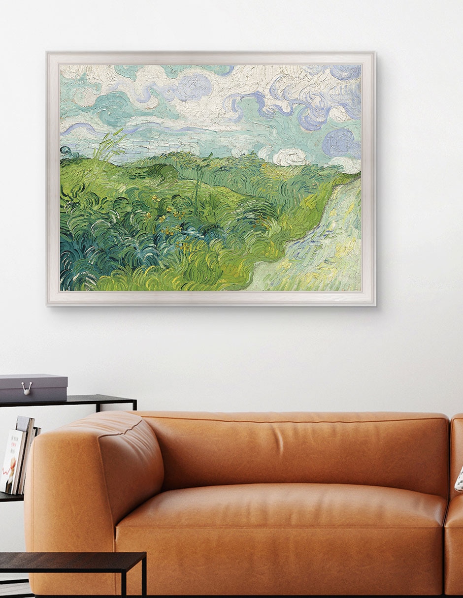 Cuadro decorativo Campos de trigo verde, Auvers (1890) de Vincent van Gogh técnica mixta 5