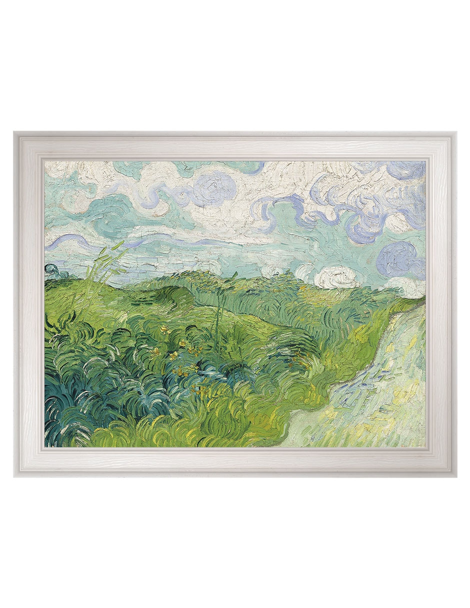 Cuadro decorativo Campos de trigo verde, Auvers (1890) de Vincent van Gogh técnica mixta
