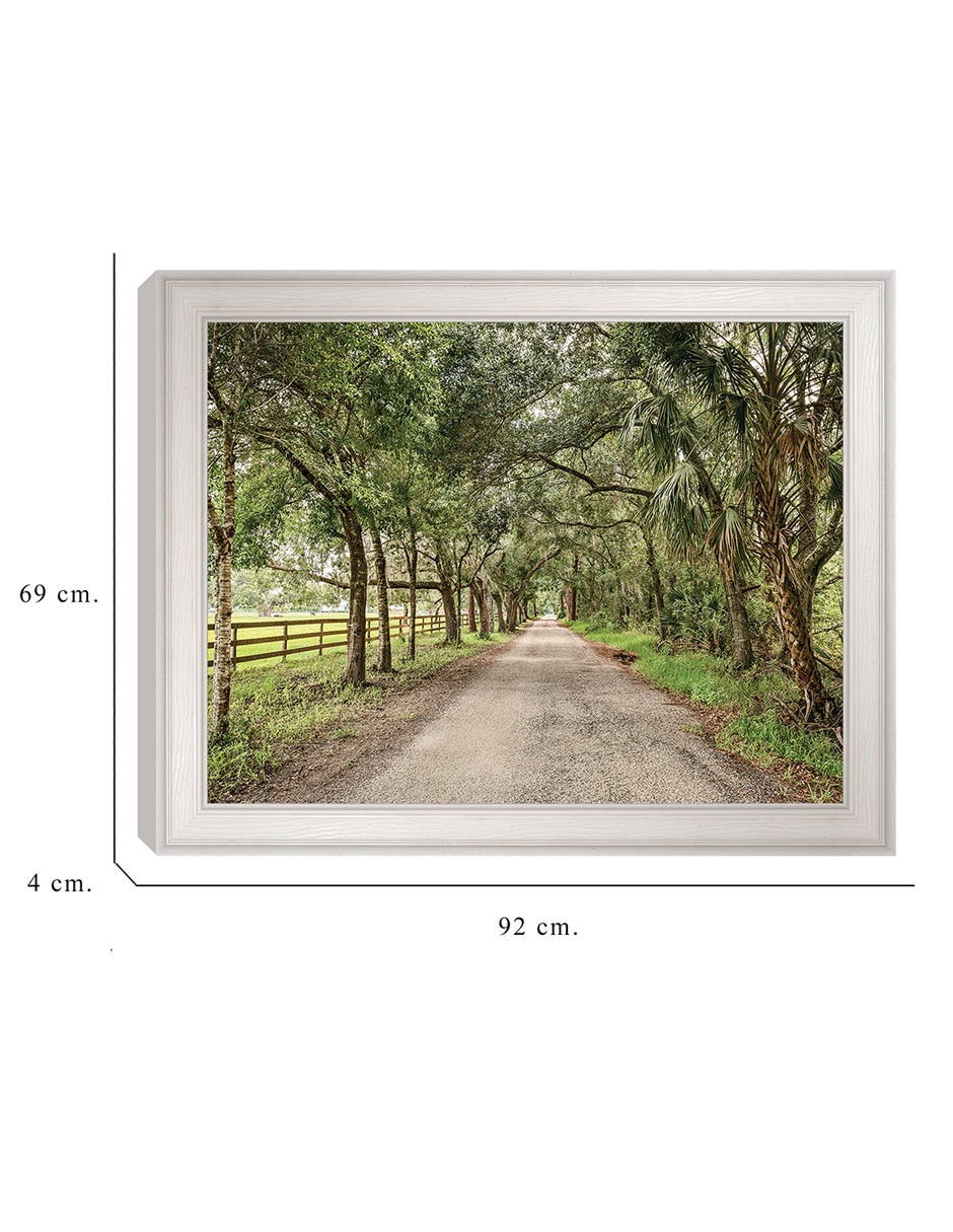 Cuadro decorativo Caminos rurales, llévame a casa de Mary Lou Johnson técnica mixta 6