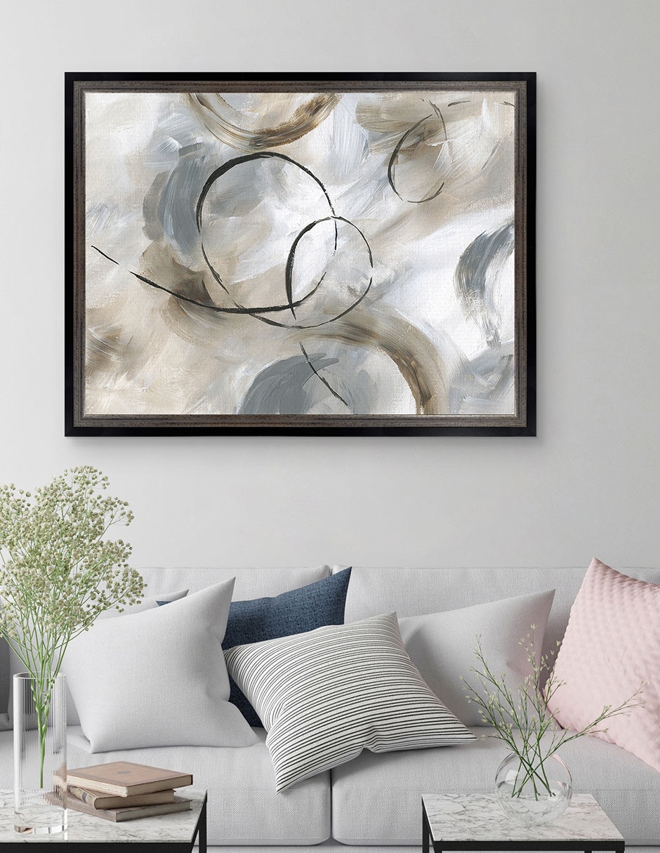 Cuadro decorativo Alegre de Nan técnica mixta 3