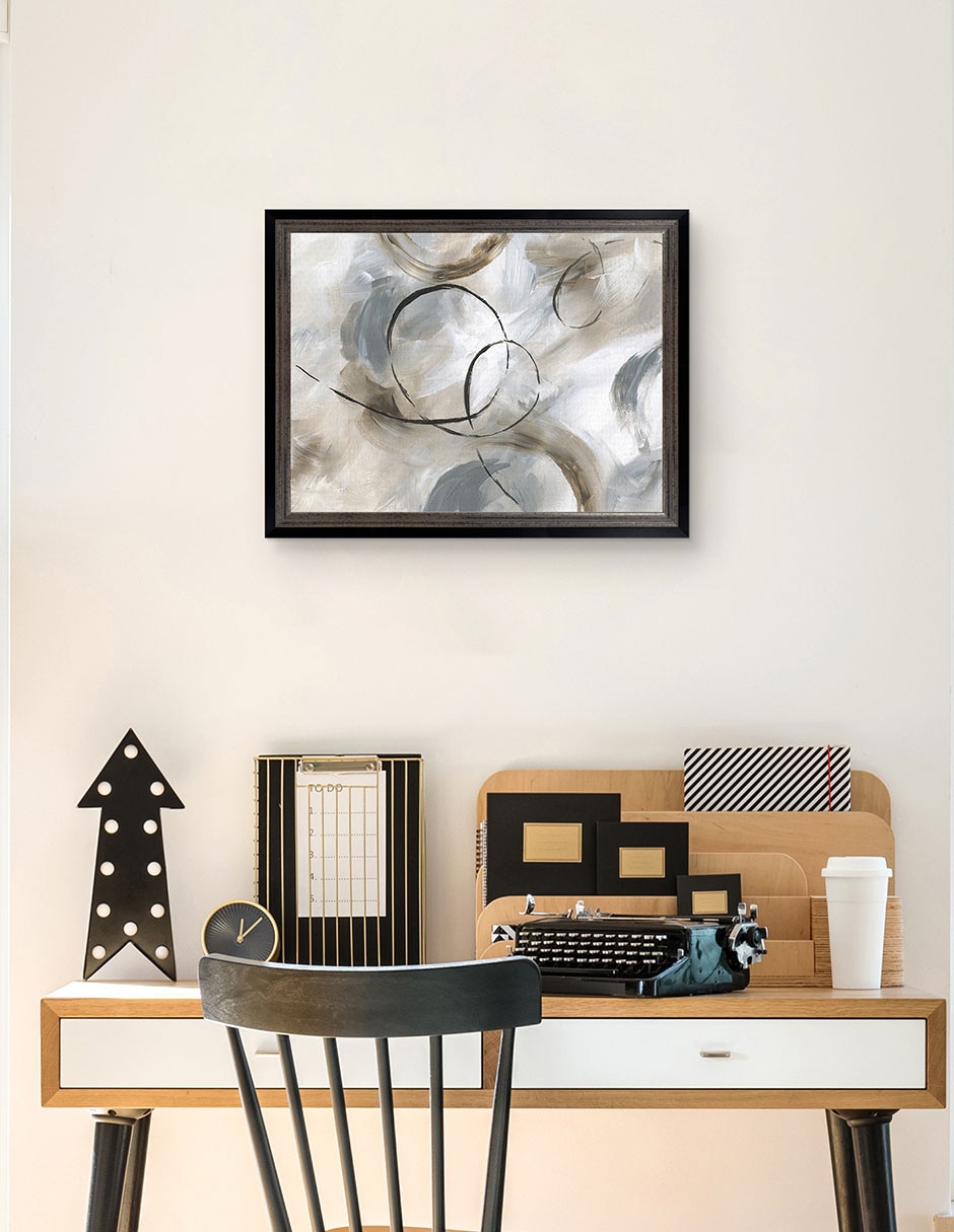 Cuadro decorativo Alegre de Nan técnica mixta 4