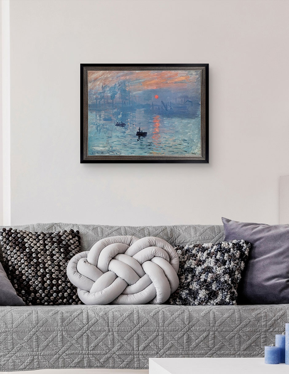Cuadro decorativo Monet – Impresión: sol naciente de Portfolio Arts Group técnica mixta 2