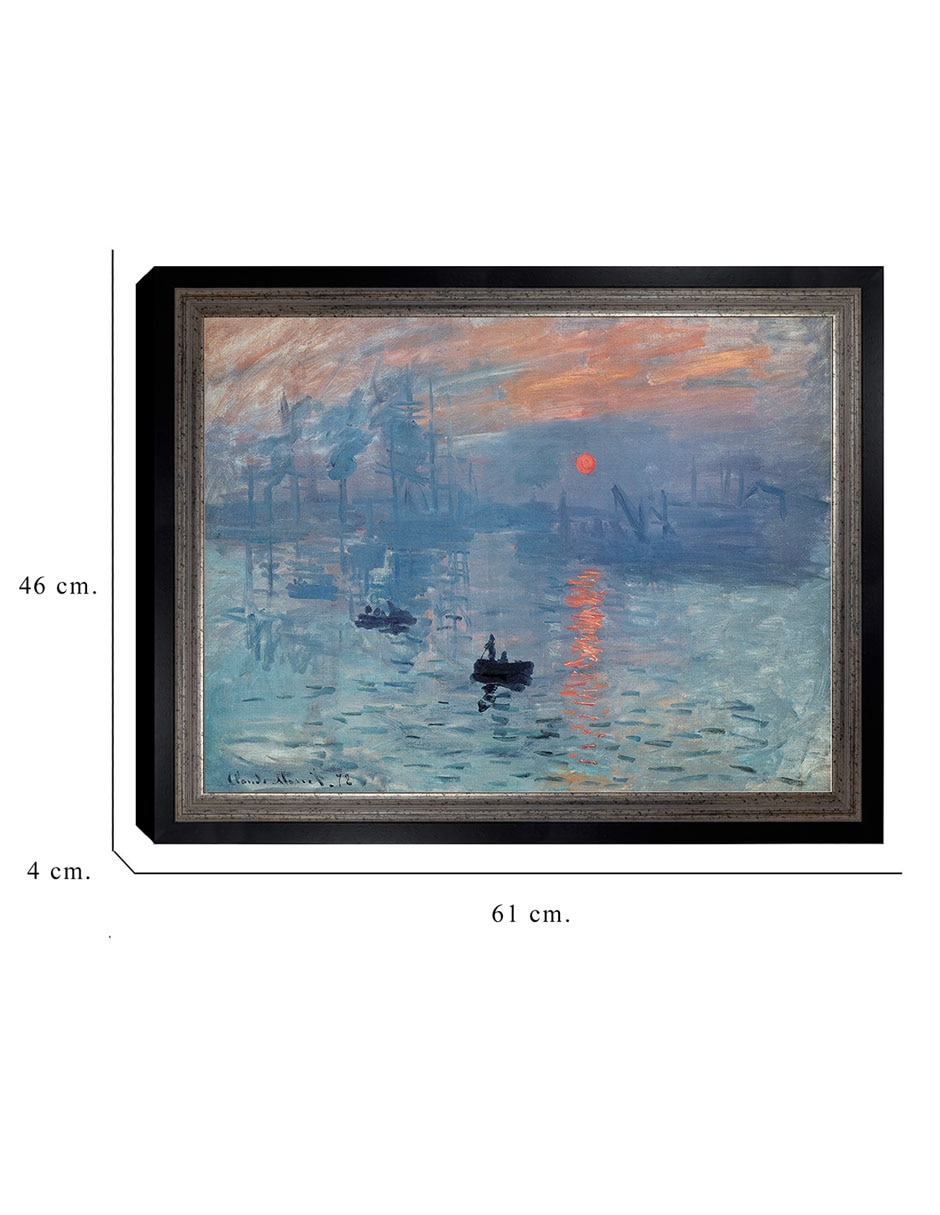 Cuadro decorativo Monet – Impresión: sol naciente de Portfolio Arts Group técnica mixta 6