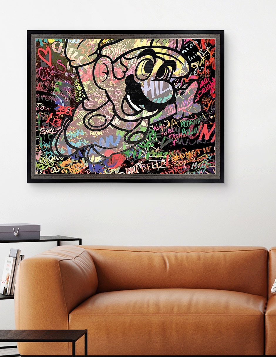 Cuadro decorativo Graffiti de Mario caricatura de The Pop Art Factory técnica mixta 4