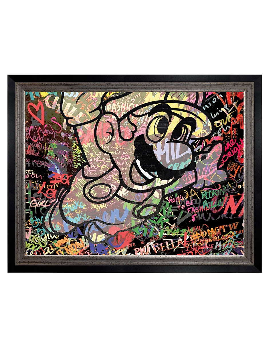 Cuadro decorativo Graffiti de Mario caricatura de The Pop Art Factory técnica mixta Cuadro decorativo Graffiti de Mario caricatura de The Pop Art Factory técnica mixta