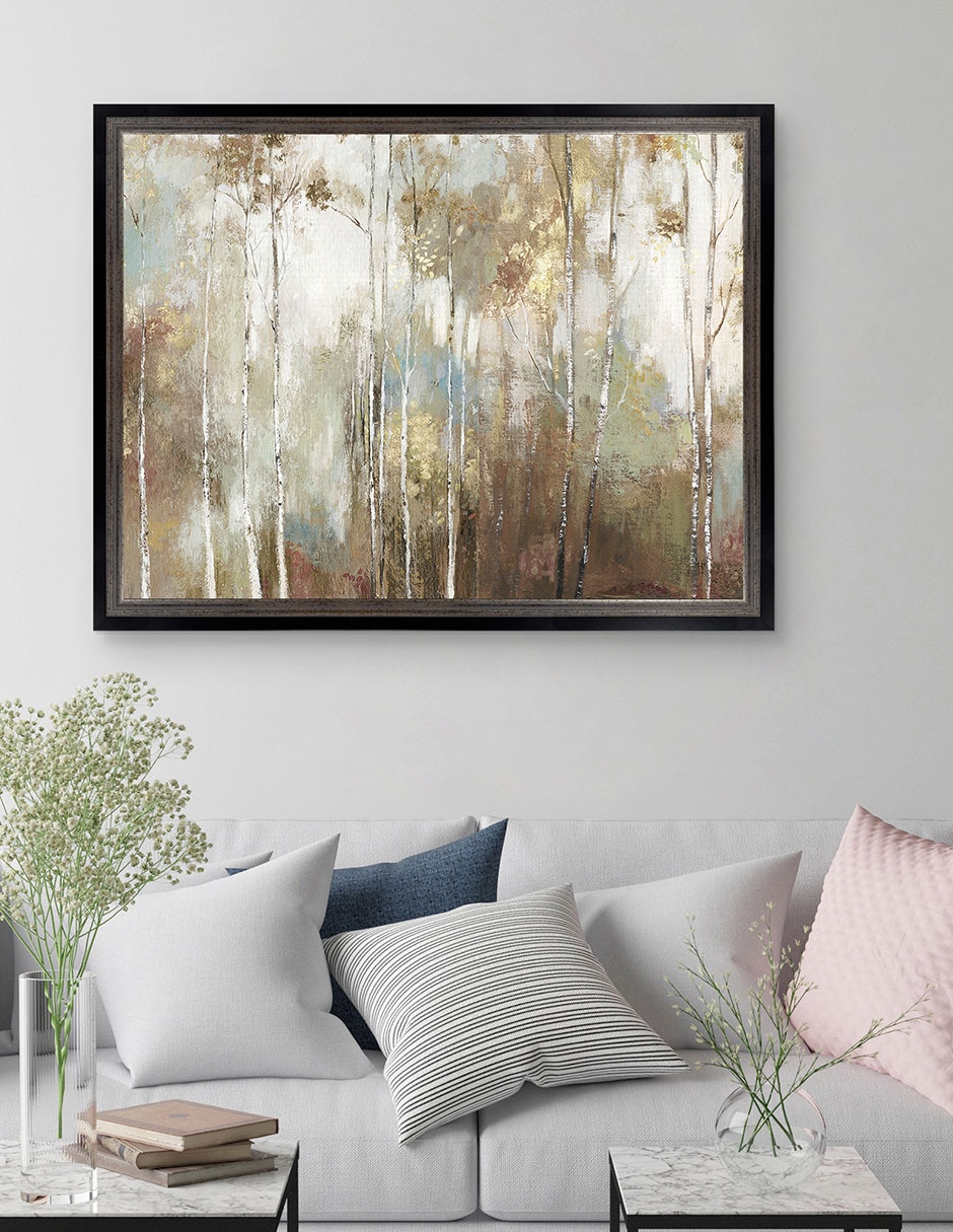 Cuadro decorativo Abedul fino III de Allison Pearce técnica mixta 2