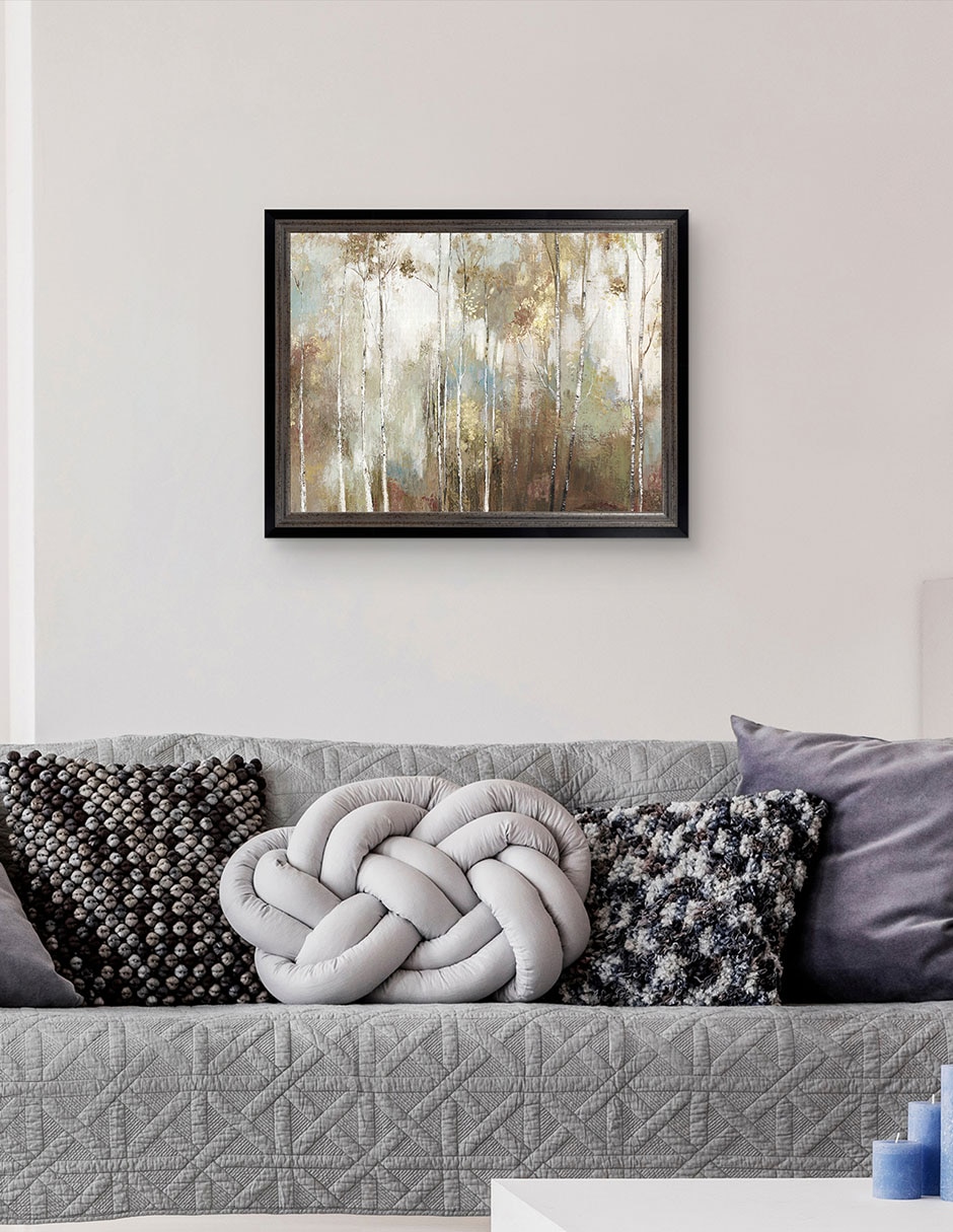 Cuadro decorativo Abedul fino III de Allison Pearce técnica mixta 3