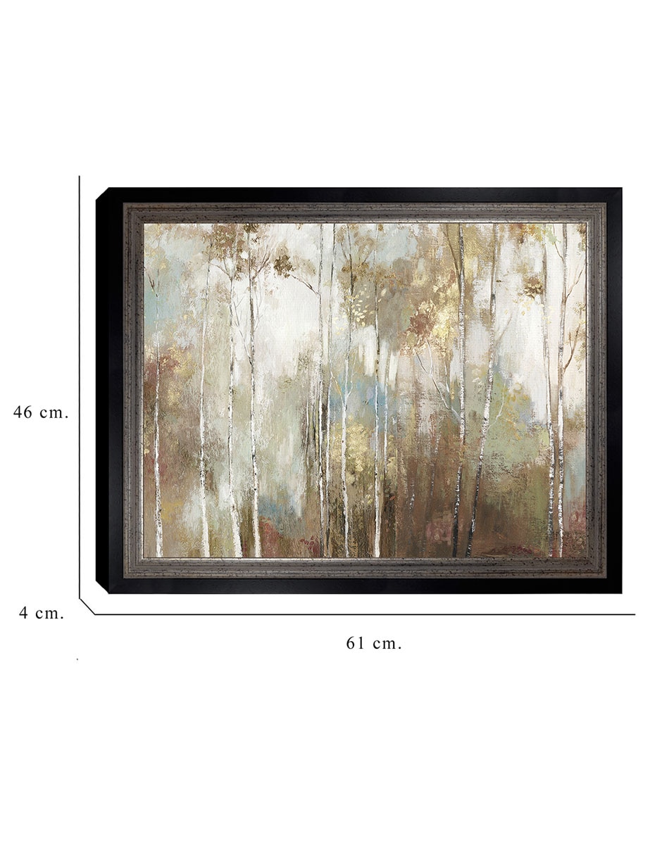 Cuadro decorativo Abedul fino III de Allison Pearce técnica mixta 2