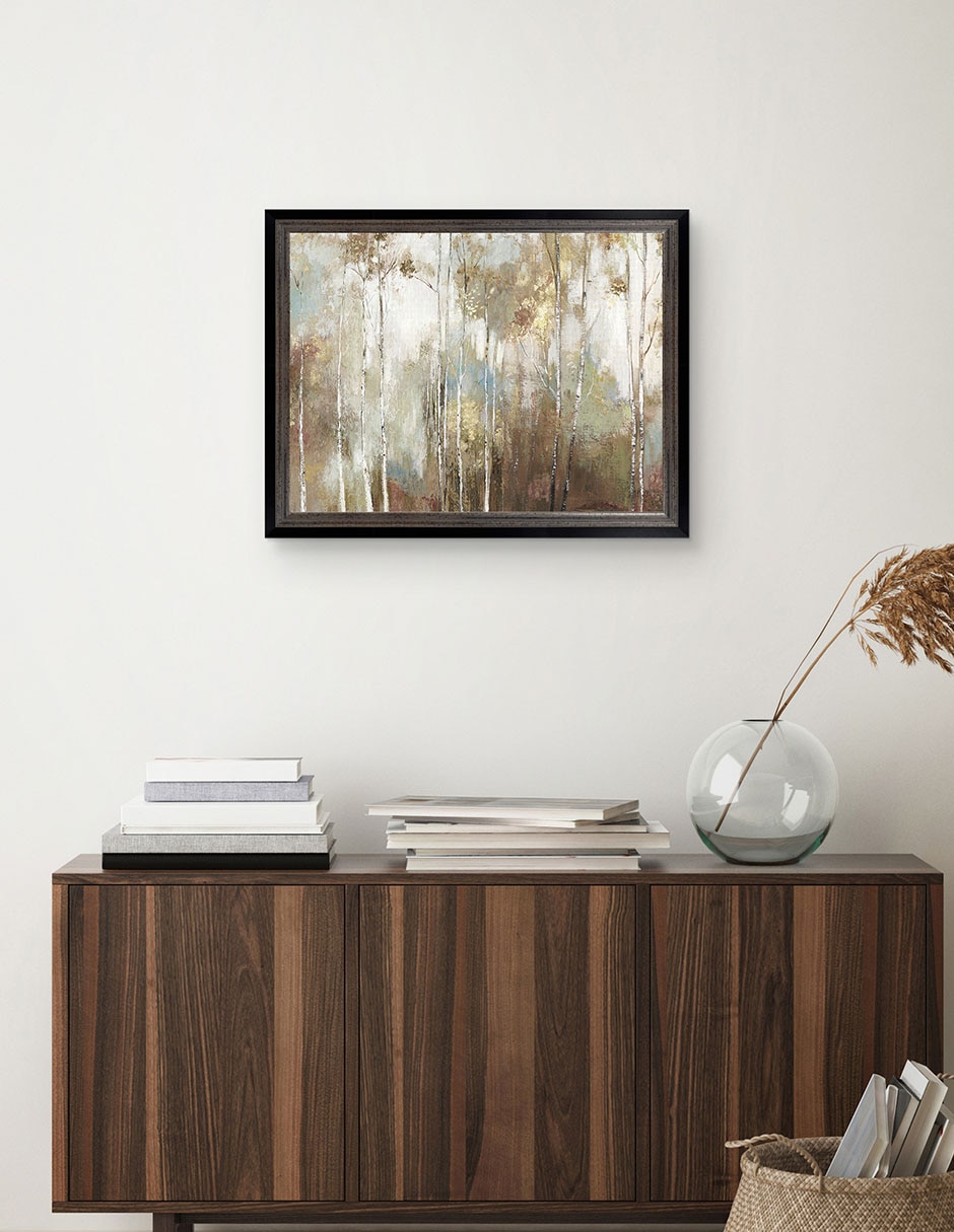 Cuadro decorativo Abedul fino III de Allison Pearce técnica mixta 4