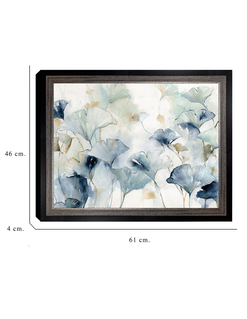 Cuadro decorativo Ginkgo en esplendor de Carol Robinson técnica mixta 2