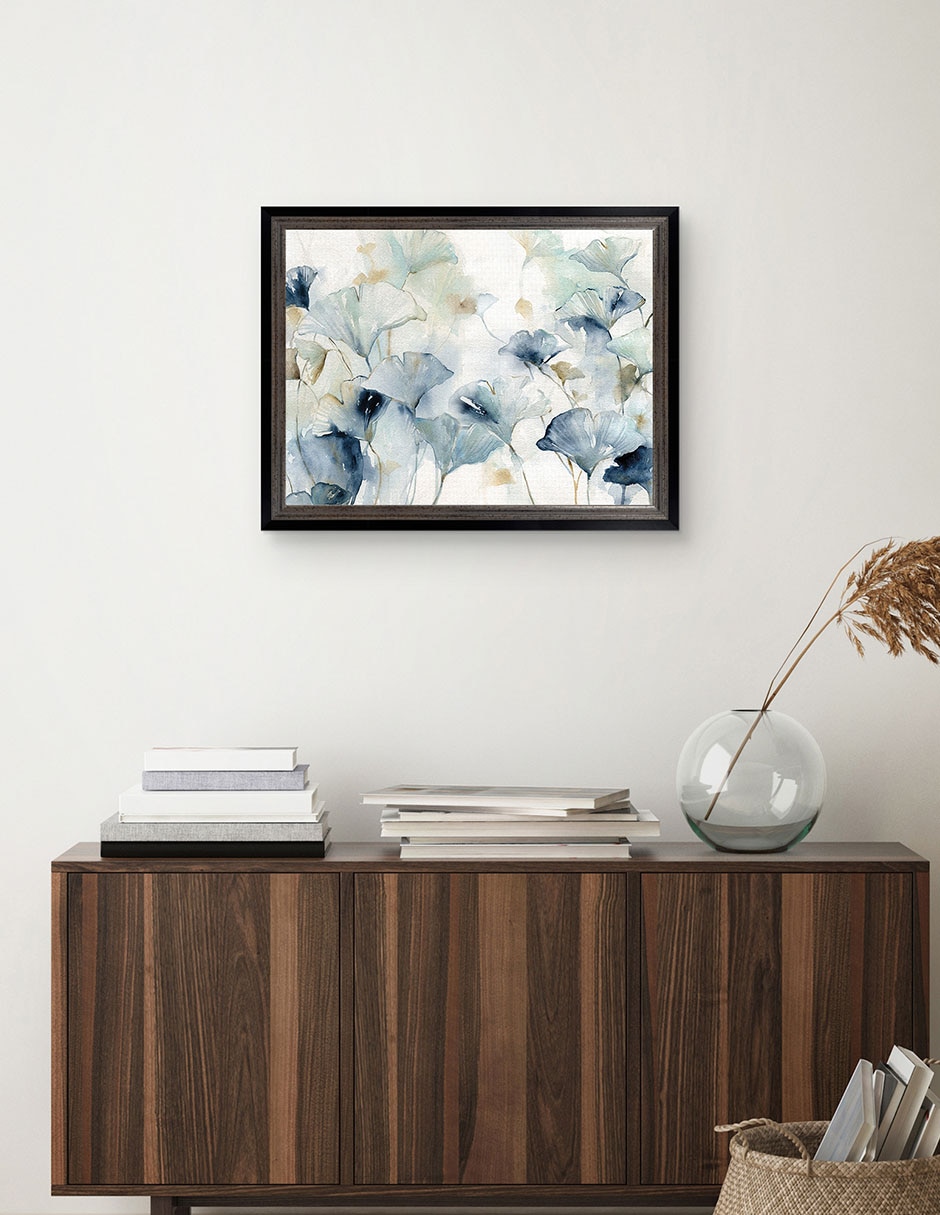 Cuadro decorativo Ginkgo en esplendor de Carol Robinson técnica mixta 4