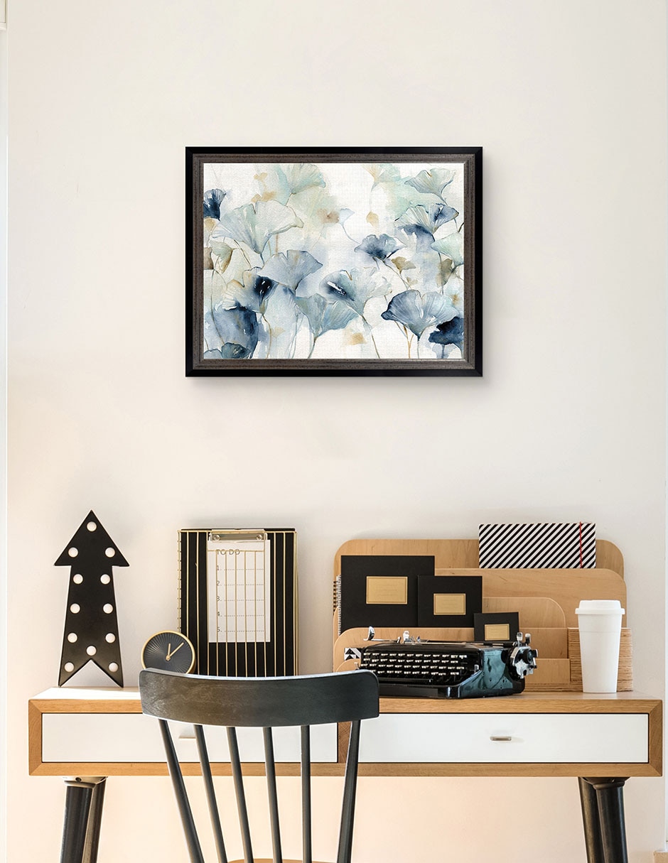 Cuadro decorativo Ginkgo en esplendor de Carol Robinson técnica mixta 5