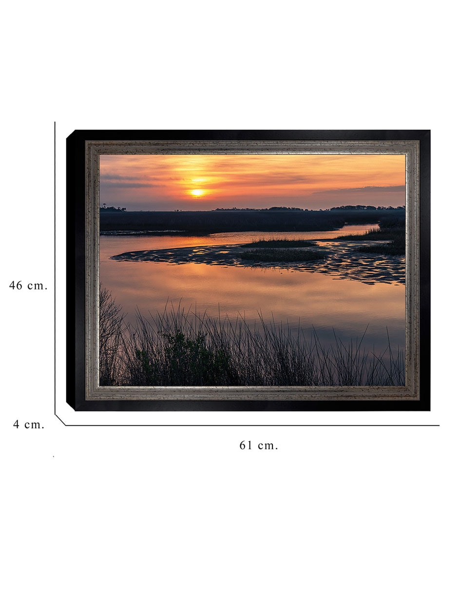 Cuadro decorativo Amanecer en Big Bend Florida de Andy Crawford técnica mixta 2