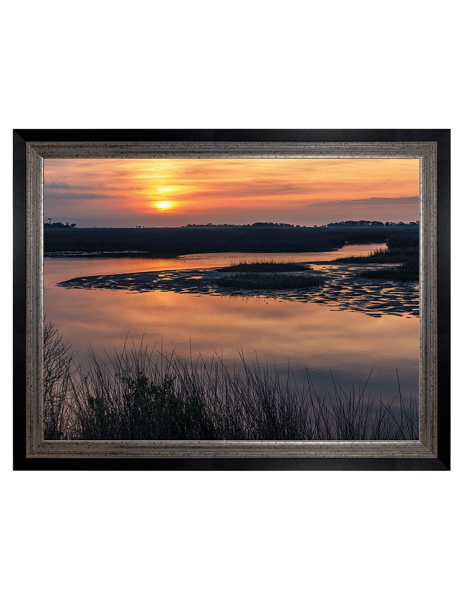 Cuadro decorativo Amanecer en Big Bend Florida de Andy Crawford técnica mixta