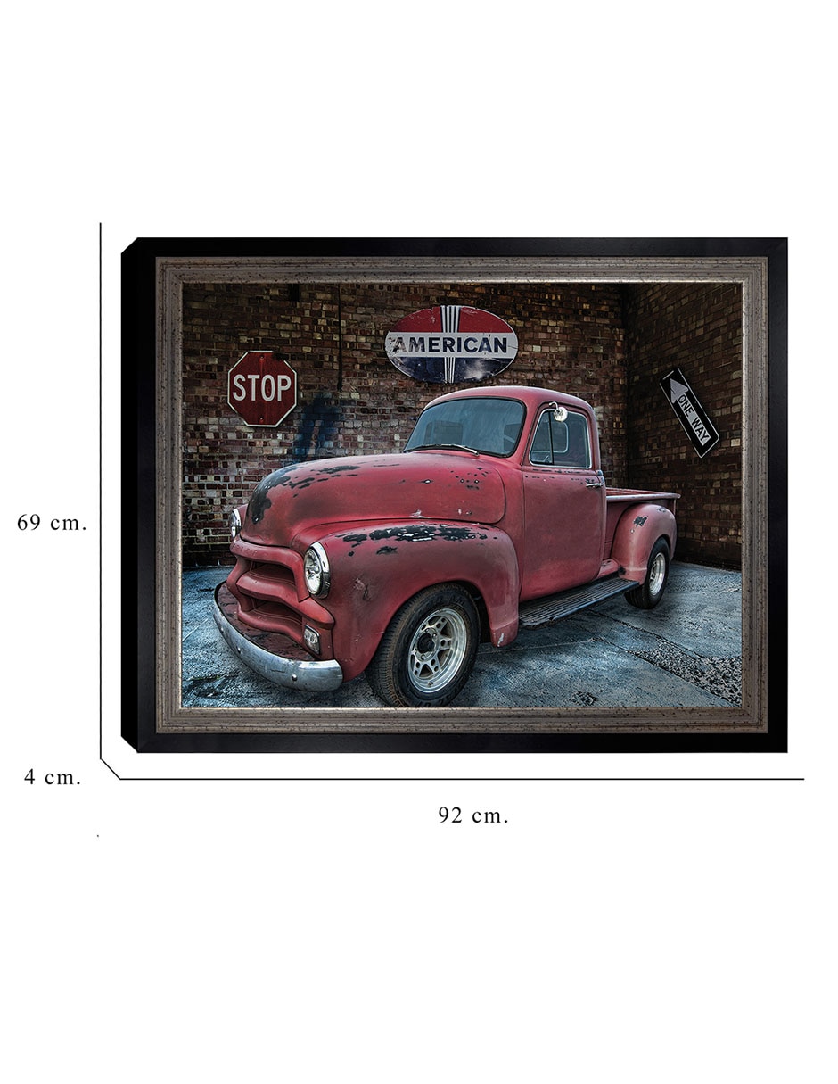 Cuadro decorativo Camioneta Chevrolet 1954 de Lori Hutchison técnica mixta 6