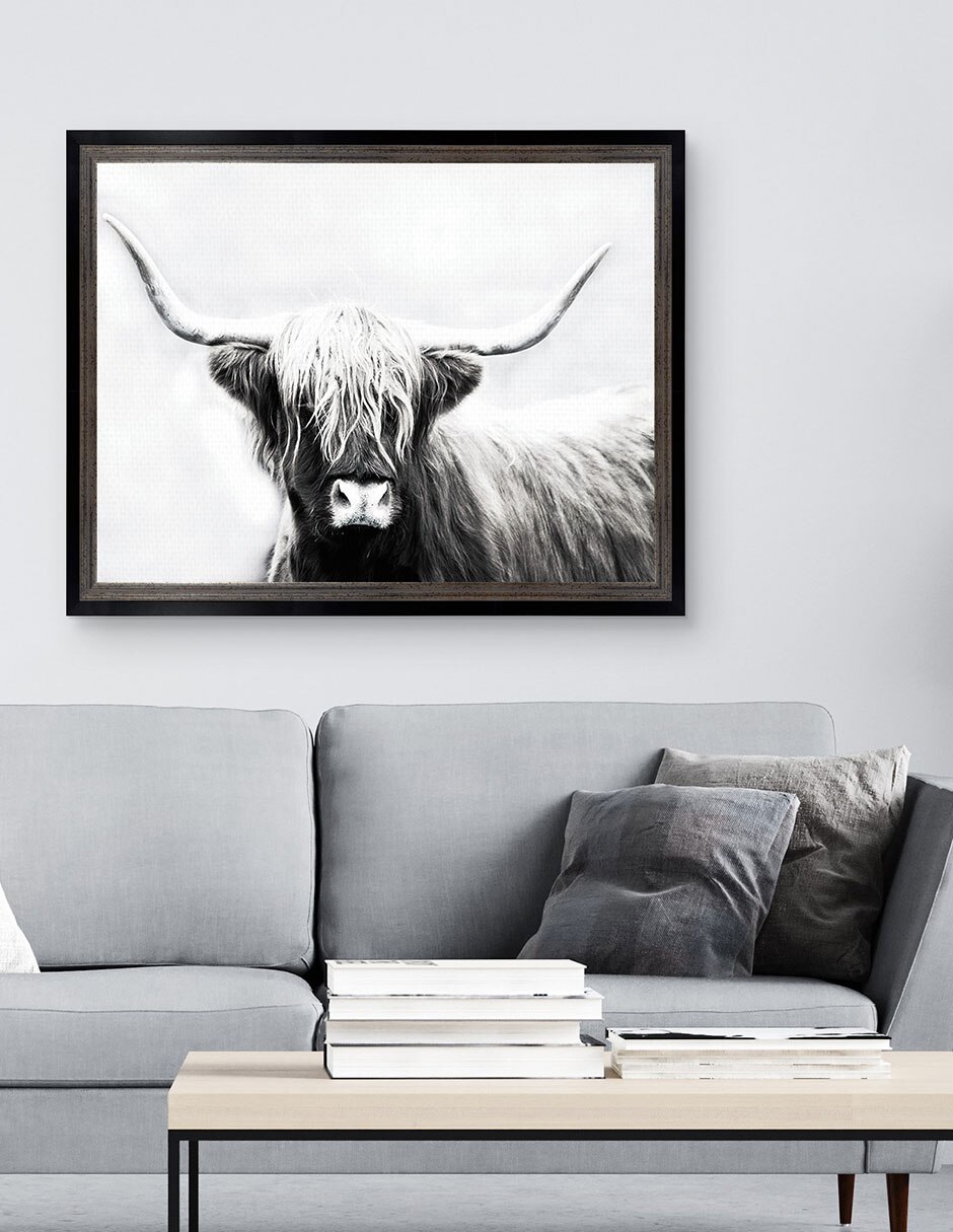Cuadro decorativo Longhorn de las tierras altas de Danita Delimont técnica mixta 2