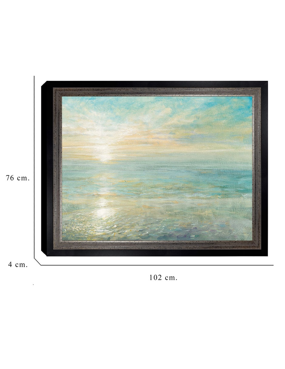 Cuadro decorativo Amanecer de Danhui Nai técnica mixta 6