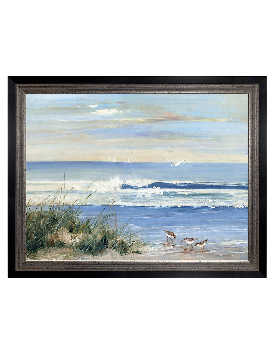 Cuadro decorativo Recolectores de playa de Sally Swatland técnica mixta