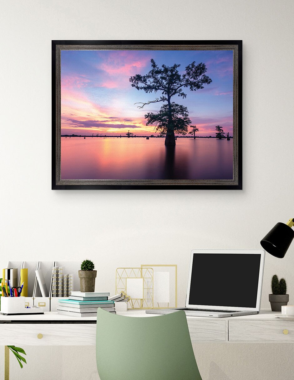 Cuadro decorativo Atardecer del solsticio de verano de Andy Crawford técnica mixta 3