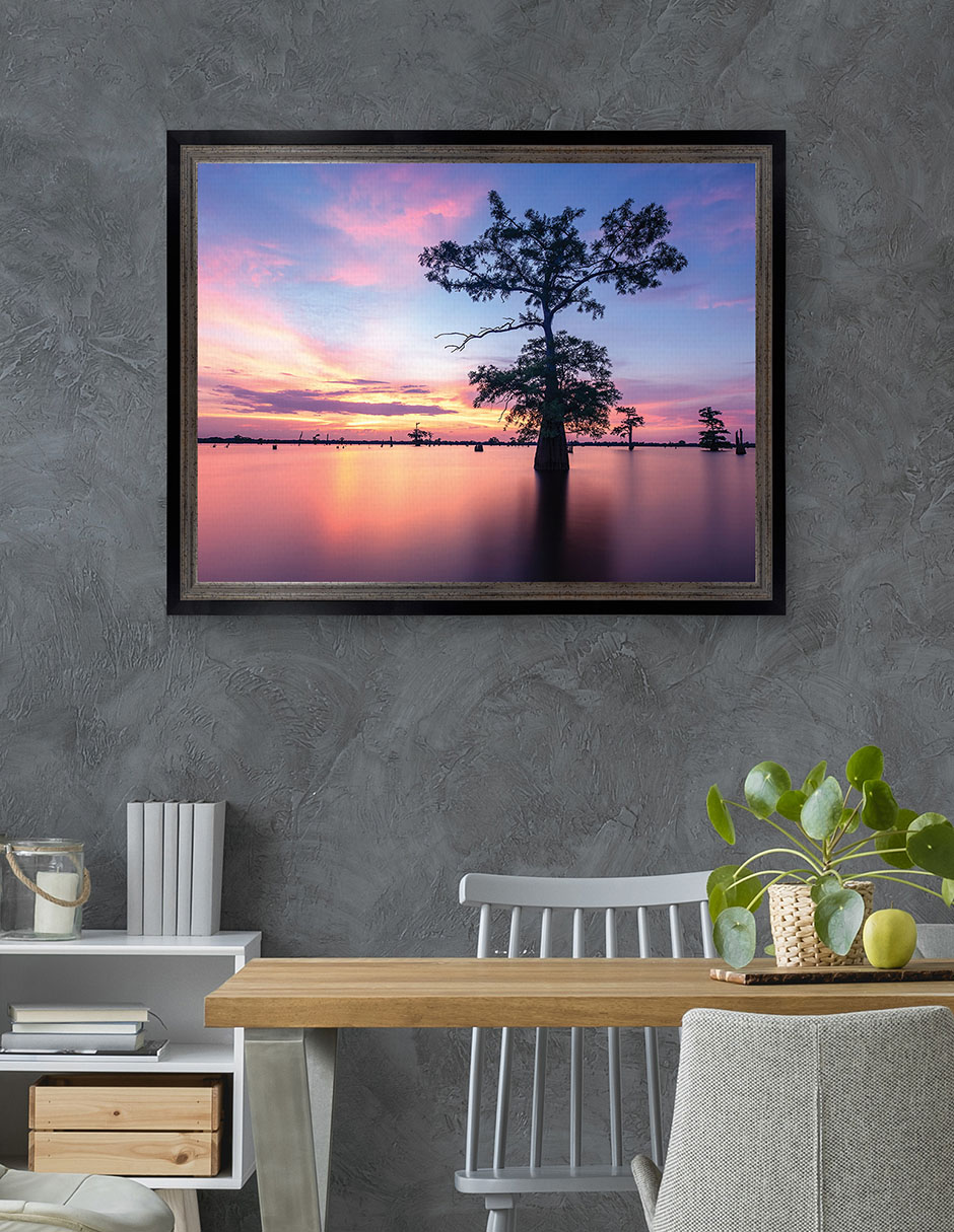 Cuadro decorativo Atardecer del solsticio de verano de Andy Crawford técnica mixta 4