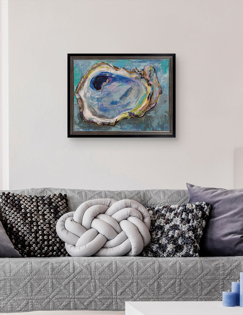 Cuadro decorativo Ostra II de Jeanette Vertentes técnica mixta 3
